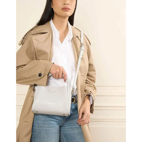 LANCASTER - Petit Sac à Main - Ida Double - Gris Clair sportium store