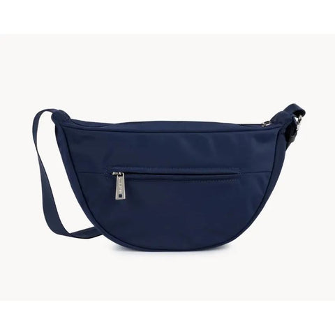 LANCASTER - Sac Banane zippé - Basic Vita - Bleu Foncé sportium store