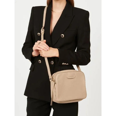 LANCASTER - Sac à Bandoulière M - Dune - Beige foncé sportium store