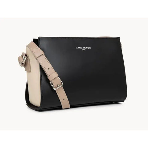 LANCASTER - Sac à Main - Smooth - Noir - Nude clair - Nude foncé sportium store