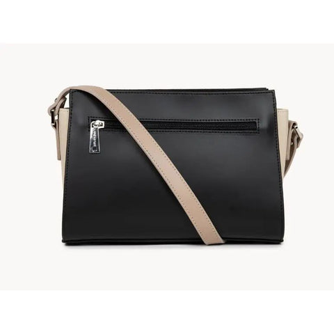 LANCASTER - Sac à Main - Smooth - Noir - Nude clair - Nude foncé sportium store