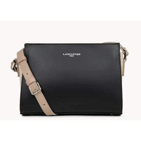 LANCASTER - Sac à Main - Smooth - Noir - Nude clair - Nude foncé sportium store