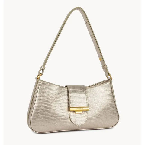 LANCASTER - Sac à bandoulière - Exo Ily - Champagne lézard sportium store