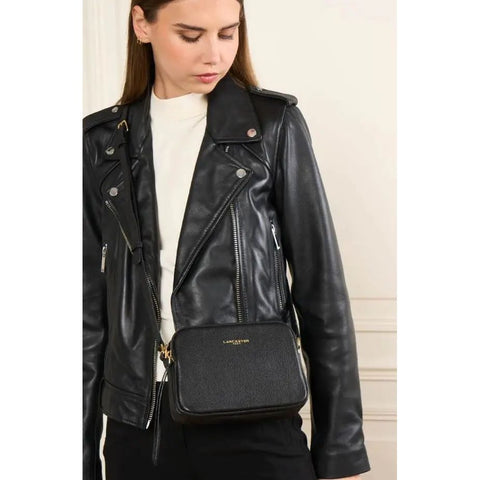 LANCASTER - Sac à bandoulière Zippé S - Dune - Noir sportium store