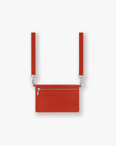 Mini Pochette Ateliers Fourès Mycène Orange Confite