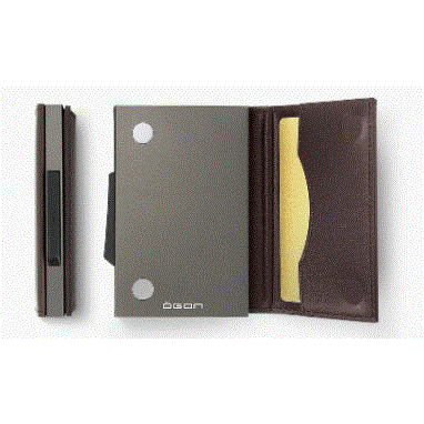 Porte-cartes - Cascade Slim - ÖGON DESIGN - Brown - sportium store