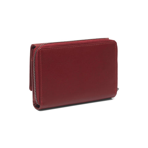 Portefeuille Cuir The Chesterfield Brand Doniva Rouge RFID
