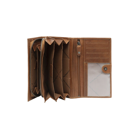 Portefeuille Cuir The Chesterfield Brand Mirthe Cognac RFID