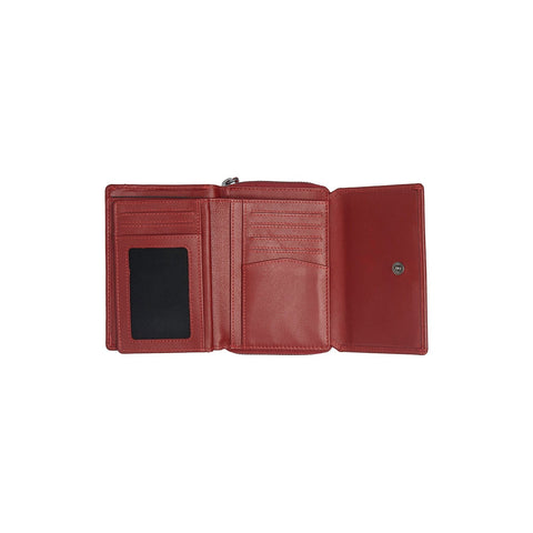 Portefeuille Cuir The Chesterfield Brand Doniva Rouge RFID