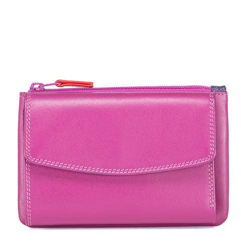 Portefeuille Mywalit Deux Volets avec Pochette Sangria Multi RFID