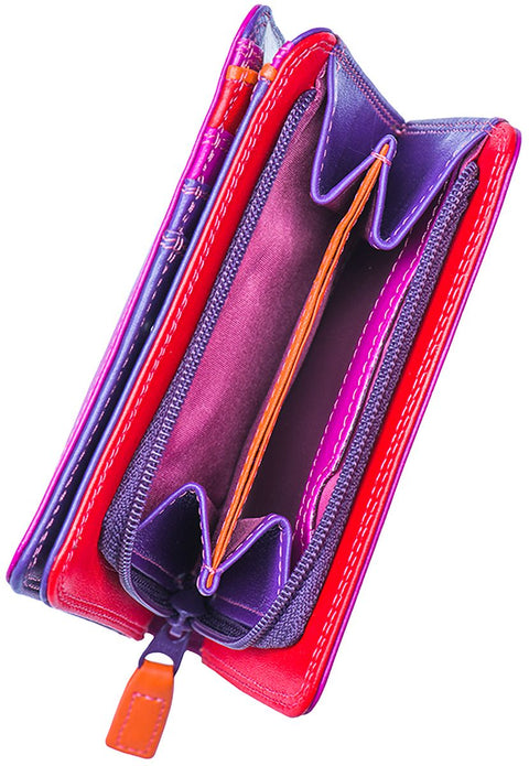 Portefeuille Zippé Mywalit Sangria Multi