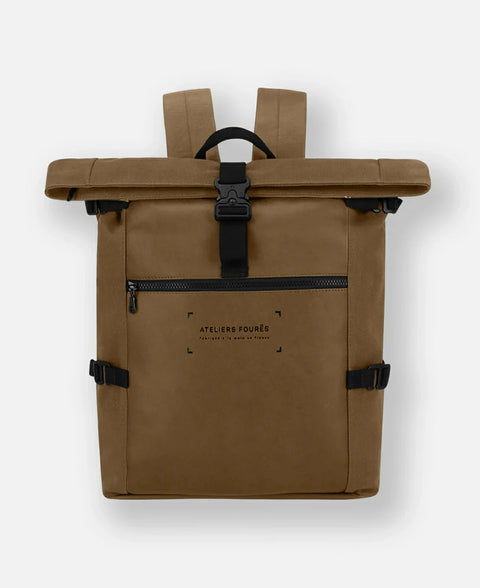 SAC À DOS ARISTOTE - Plié - Ateliers Fourès- Fabrication à la main 100% Made In France