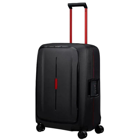 SAMSONITE - Valise 4 roues - ESSENS - Extensible - 69cm - Charcoal/Red sportium