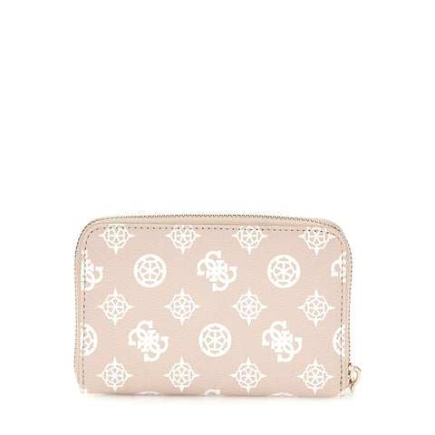 GUESS - Mini portefeuille Laurel logo 4G pivoine sportium store
