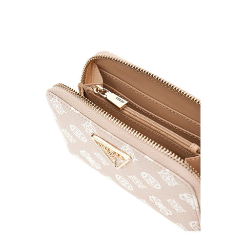 GUESS - Mini portefeuille Laurel logo 4G pivoine sportium store