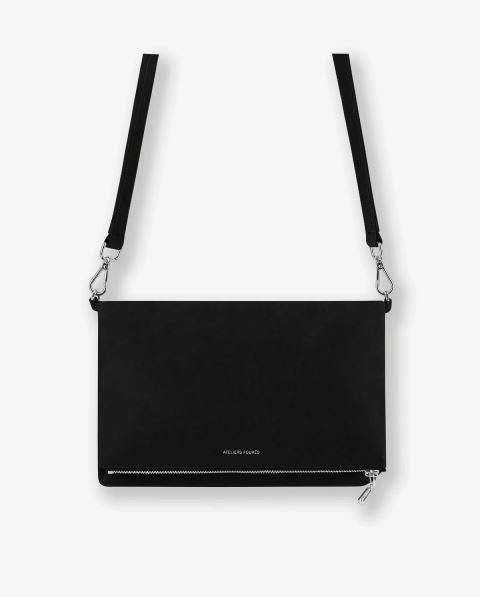 Sac Pochette Ateliers Fourès Mycène Noir