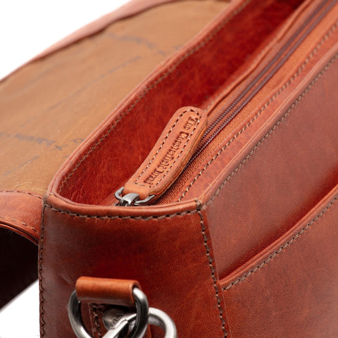 Sac Porté Épaule The Chesterfield Brand en Cuir Lizzola Cognac