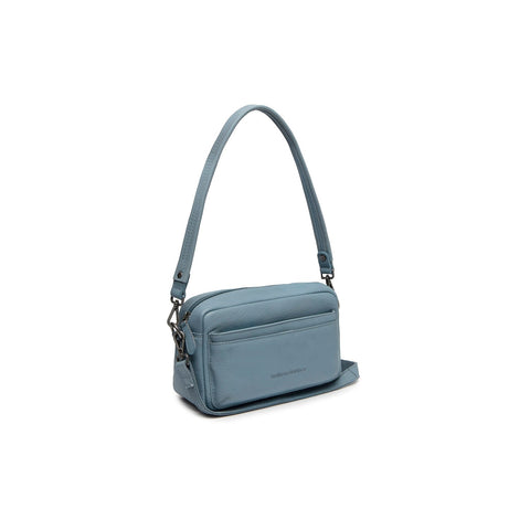 Sac Porté Épaule The Chesterfield Brand en Cuir Liora Sky Blue