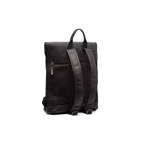 Sac à Dos Ordinateur Cuir The Chesterfield Brand Larsson Noir 15 Pouces