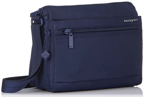 Sac à Bandoulière Hedgren Eye Compact RFID Bleu marine