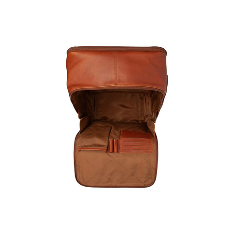 Sac à Dos Ordinateur Cuir The Chesterfield Brand Calden Cognac