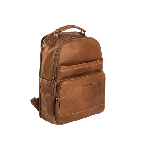 Sac à Dos Ordinateur The Chesterfield Brand en Cuir Austin Cognac