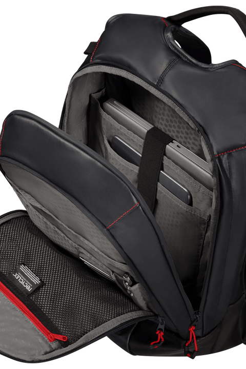 Sac à dos Samsonite Ecodiver L noir — compartiment ordinateur 17,3 pouces et dos ergonomique