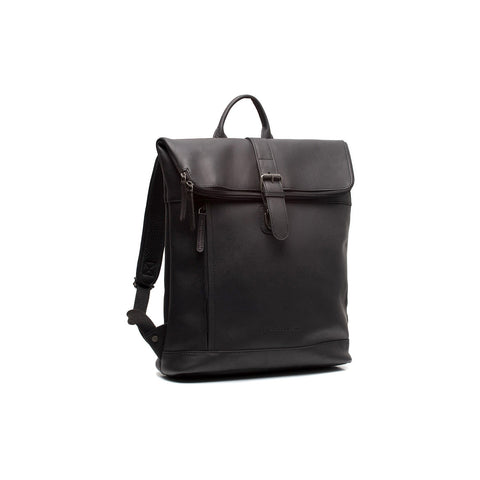 Sac à Dos Ordinateur Cuir The Chesterfield Brand Larsson Noir 15 Pouces