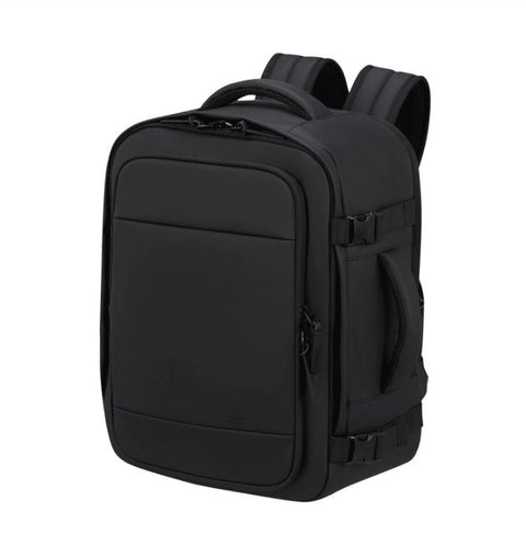Sac à dos cabine American Tourister Take2cabin S/M Mono noir – vue avant