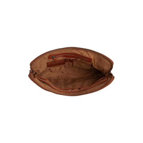 Sacoche Ordinateur Cuir The Chesterfield Brand Elvas Cognac 15 Pouces