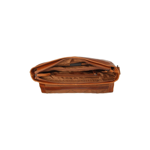 Sacoche Ordinateur The Chesterfield Brand en Cuir Veneto Cognac