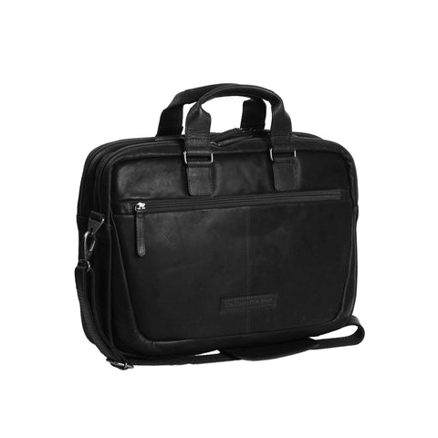 Sacoche Ordinateur The Chesterfield Brand en Cuir Seth - Noir