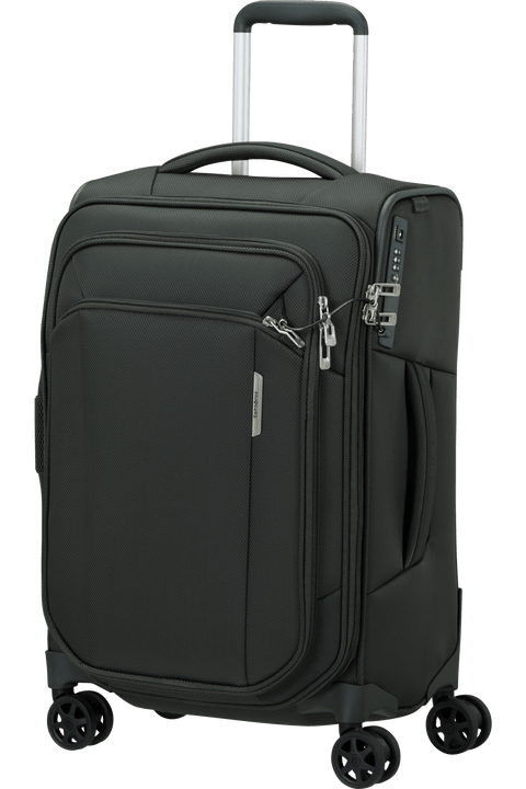 Valise cabine Samsonite RESPARK 55cm extensible Forest Green — vue principale