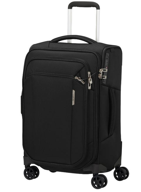 Valise cabine Samsonite RESPARK 55cm Ozone Black — vue de profil