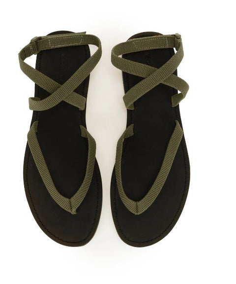 Sandales Ecoalf Praga Kaki pour Femme