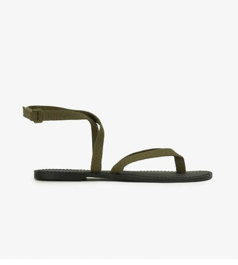 Sandales Ecoalf Praga Kaki pour Femme