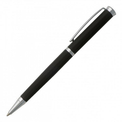 Stylo bille Hugo Boss Sophisticated Black Diamond — détail clip