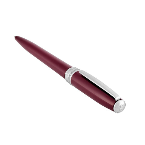Stylo bille Hugo Boss Essential Classic Bordeaux — vue de côté