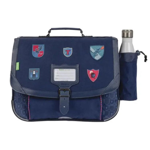 TANN'S - Cartable - Lancelot - bleu - 38cm - poche gourde sportium