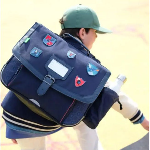 TANN'S - Cartable - Lancelot - bleu - 38cm - poche gourde sportium