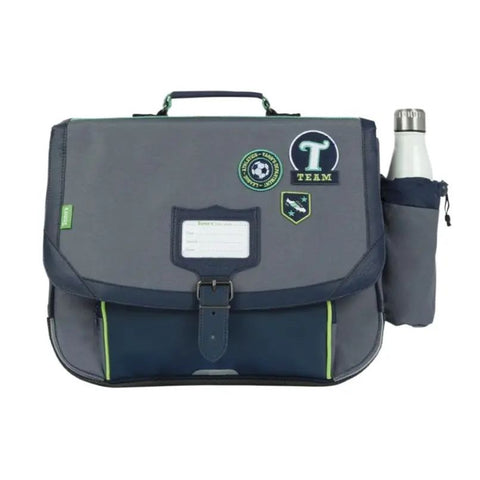 TANN'S - Cartable - Tiago - Gris- 38cm - poche gourde sportium