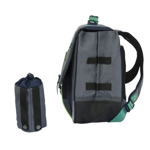 TANN'S - Cartable - Tiago - Gris- 38cm - poche gourde sportium