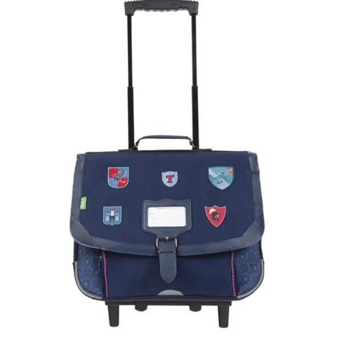 TANN'S - Cartable trolley Lancelot - bleu - 38cm - sportium store