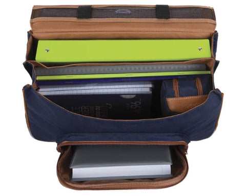 Cartable Tann's Clément Bleu 38 cm dos ergonomique édition Cyrillus