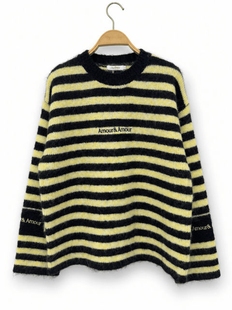 Pull Femme Rayé “Amour & Amour” AP240