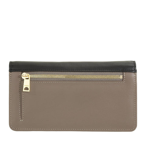 Portefeuille en cuir pour femme Dudu, porte-cartes avec bouton-pression