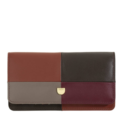 Portefeuille en cuir pour femme Dudu, porte-cartes avec bouton-pression