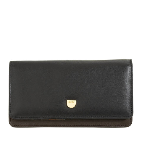 Portefeuille en cuir pour femme Dudu, porte-cartes avec bouton-pression