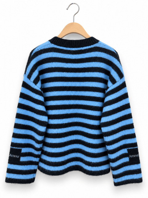 Pull Femme Rayé “Amour & Amour” AP240