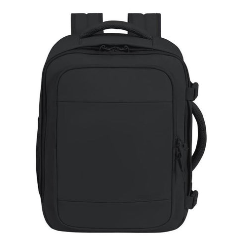 Sac à dos cabine American Tourister Take2cabin S/M Mono noir – compartiment ouvert